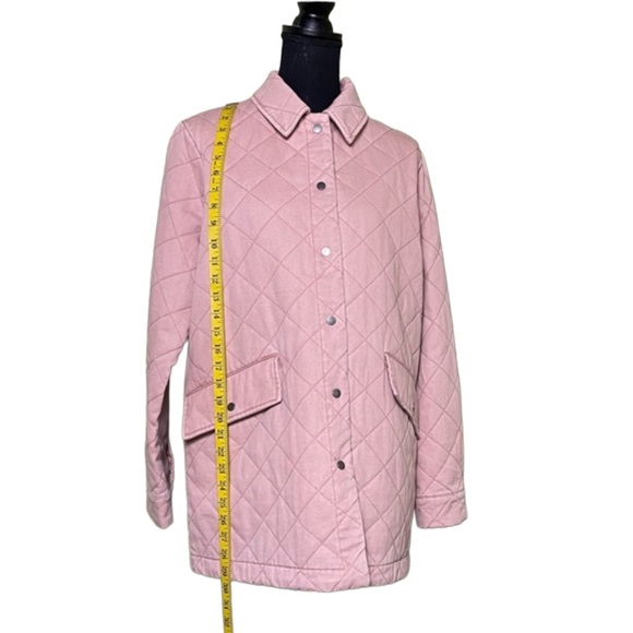 NWT Joie x Revolve Blush Pink Quilted Utility Jacket - Picture 4 of 9